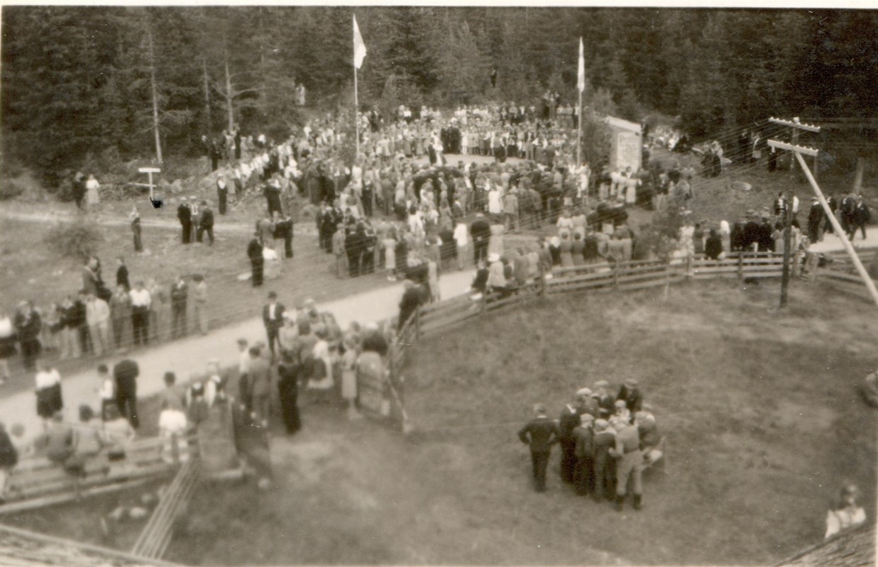 Bondbröllop i Valsberg 1946